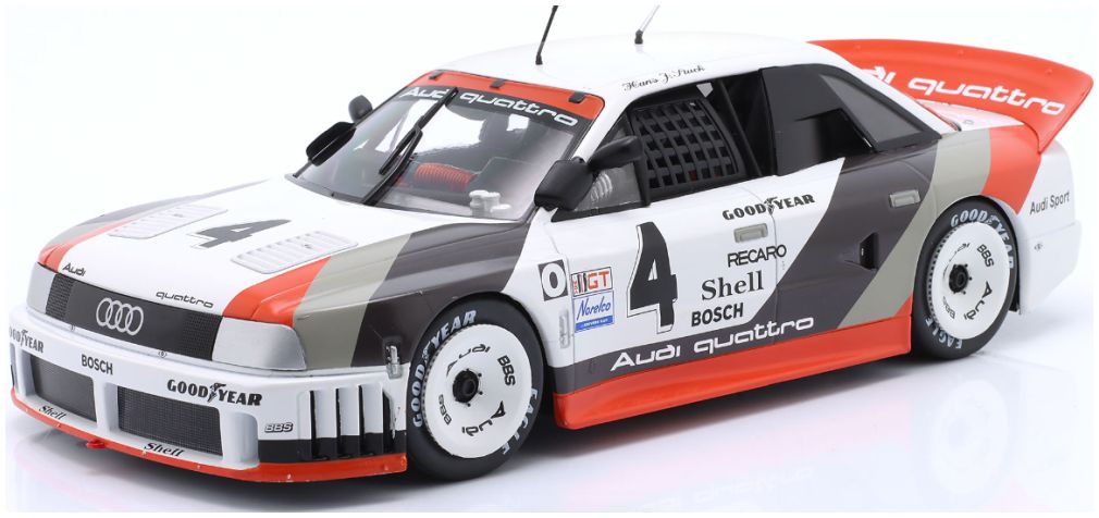 Available To Order – Audi 90 IMSA GTO #4 Sieger Watkins Glen IMSA 1989 Stuck/Rohrl 1:18 IXO Model (IXO W1806001)