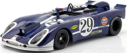 Porsche 908/02 #29 9th 24h Le Mans 1970 Linge Williams Camera Car 1:18 IXO Model