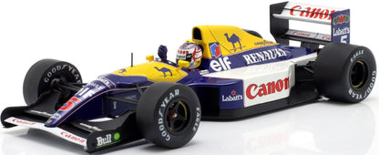 Williams FW14 #5 Nigel Mansell Winner British GP F1 1991 1:18 IXO Model