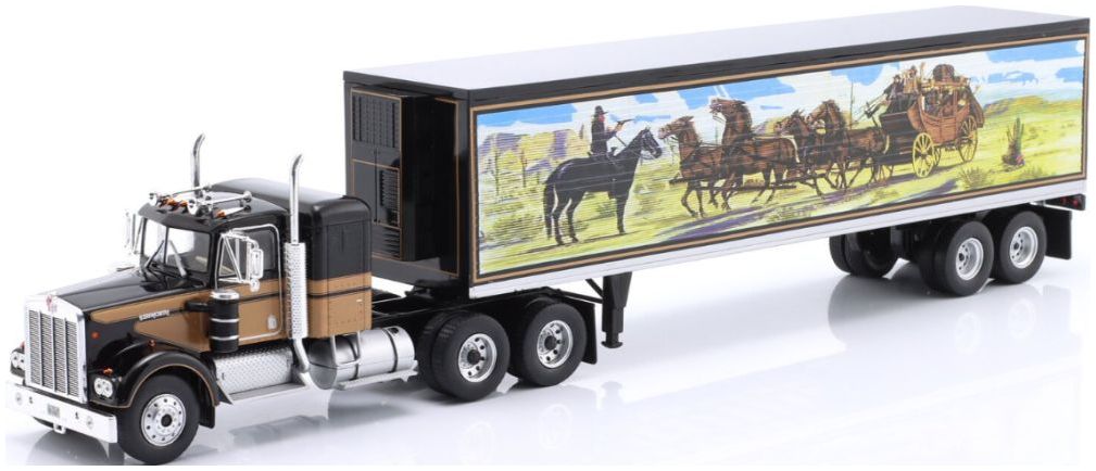 Available To Order – Kenworth W925 Semi-Trailer Truck Smokey and The Bandit 1977 1:43 IXO Model (IXO W83431001)
