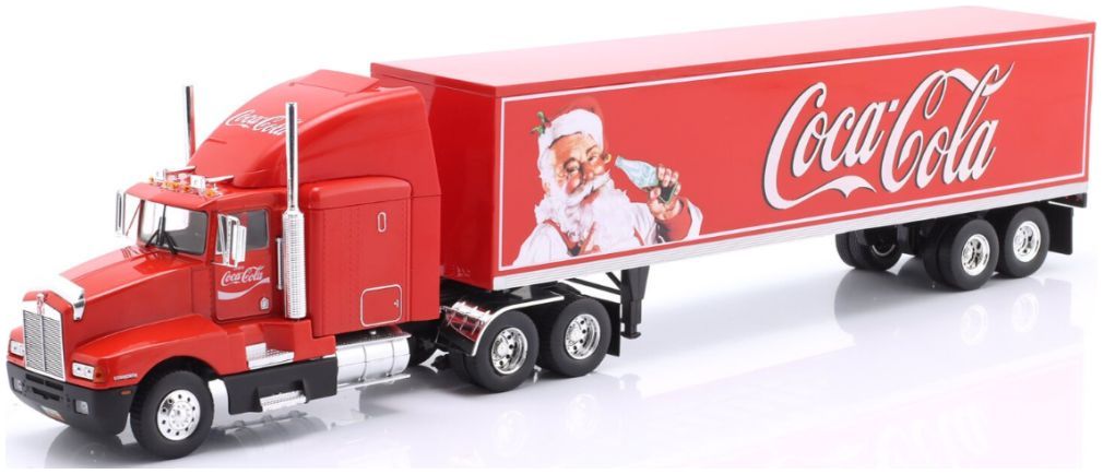 Available To Order – Kenworth T600 Semi-Trailer Truck Coca-Cola 1986 Red 1:43 IXO Model (IXO W83431002)