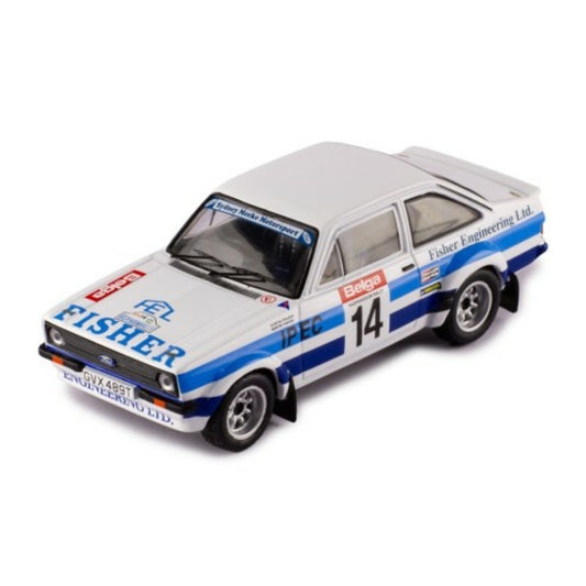 THIS ITEM IS AVAILABLE TO ORDER FROM OUR SUPPLIER - 1:43 IXO IXRAC441 FORD ESCORT MK II RS 1800 NO.14 HASPENGOUW RALLYE B.FISHER/A.FRAZER
