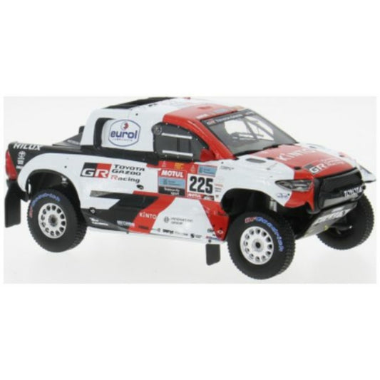 PRE ORDER STOCKS DUE DECEMBER 2025 / JANUARY 2026 1:43 IXO IXRAM987B TOYOTA GR DKR HILUX EVO T1 RALLY DAKAR 2022 NO.225 H.LATEGAN/B.CUMMINGS