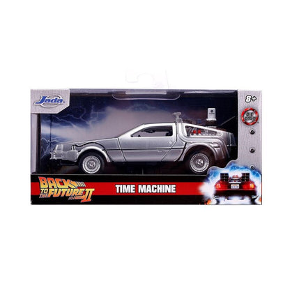 Available To Order – JAD30541 - 1:32 Back To The Future Part II Delorean Time Machine JADA Model (JAD30541)