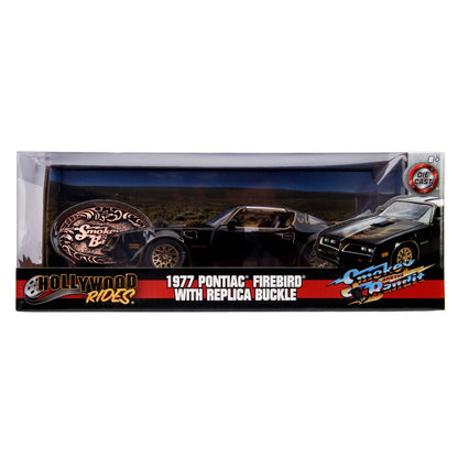 Available To Order – JAD30998 - 1:24 Pontiac Trans Am Firebird Smokey And The Bandit With Belt Buckle JADA Model (JAD30998)