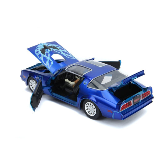 Available to Order – Henry Bowers Pontiac Firebird and Pennywise Figure It Film 1:24 Jada Model (JAD31118)