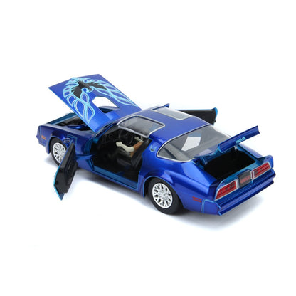 Available to Order – Henry Bowers Pontiac Firebird and Pennywise Figure It Film 1:24 Jada Model (JAD31118)