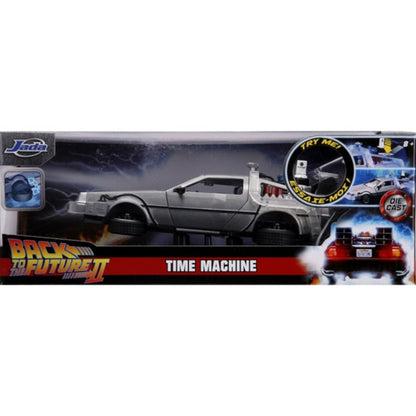 Available to Order – Back to the Future Part Ii Delorean Time Machine with Working Lights 1:24 Jada Model (JAD31468)