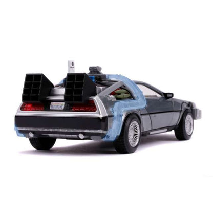 Available to Order – Back to the Future Part Ii Delorean Time Machine with Working Lights 1:24 Jada Model (JAD31468)