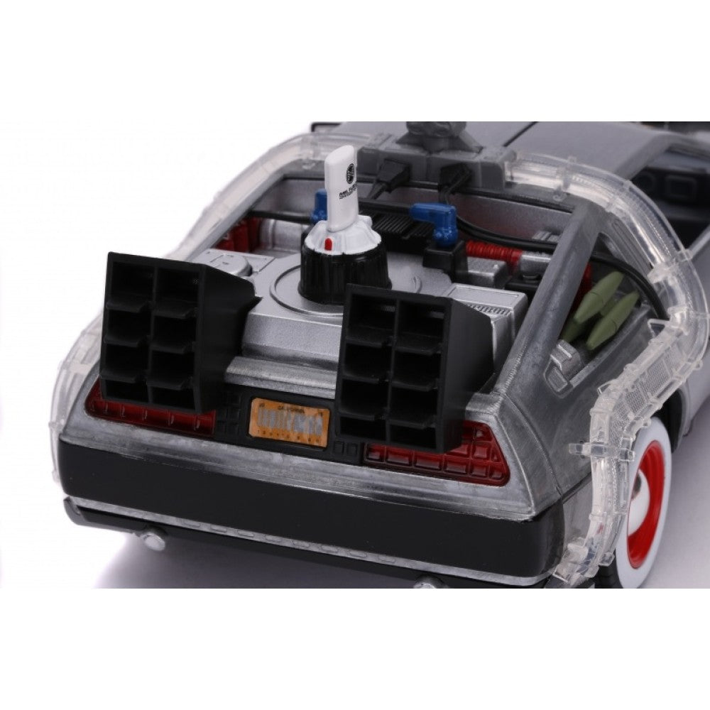 Available to Order – Back to the Future Iii Time Machine Delorean with Working Lights 1:24 Jada Model (JAD32166)