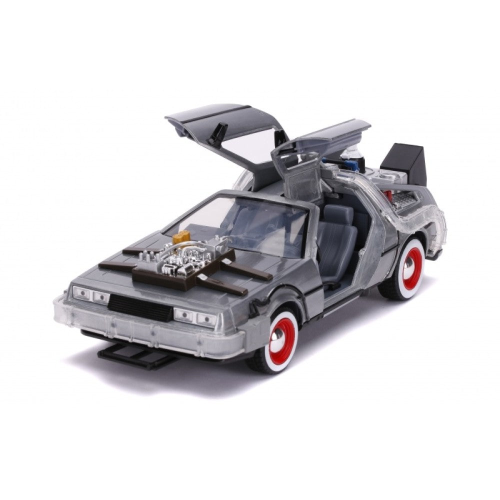 Available to Order – Back to the Future Iii Time Machine Delorean with Working Lights 1:24 Jada Model (JAD32166)
