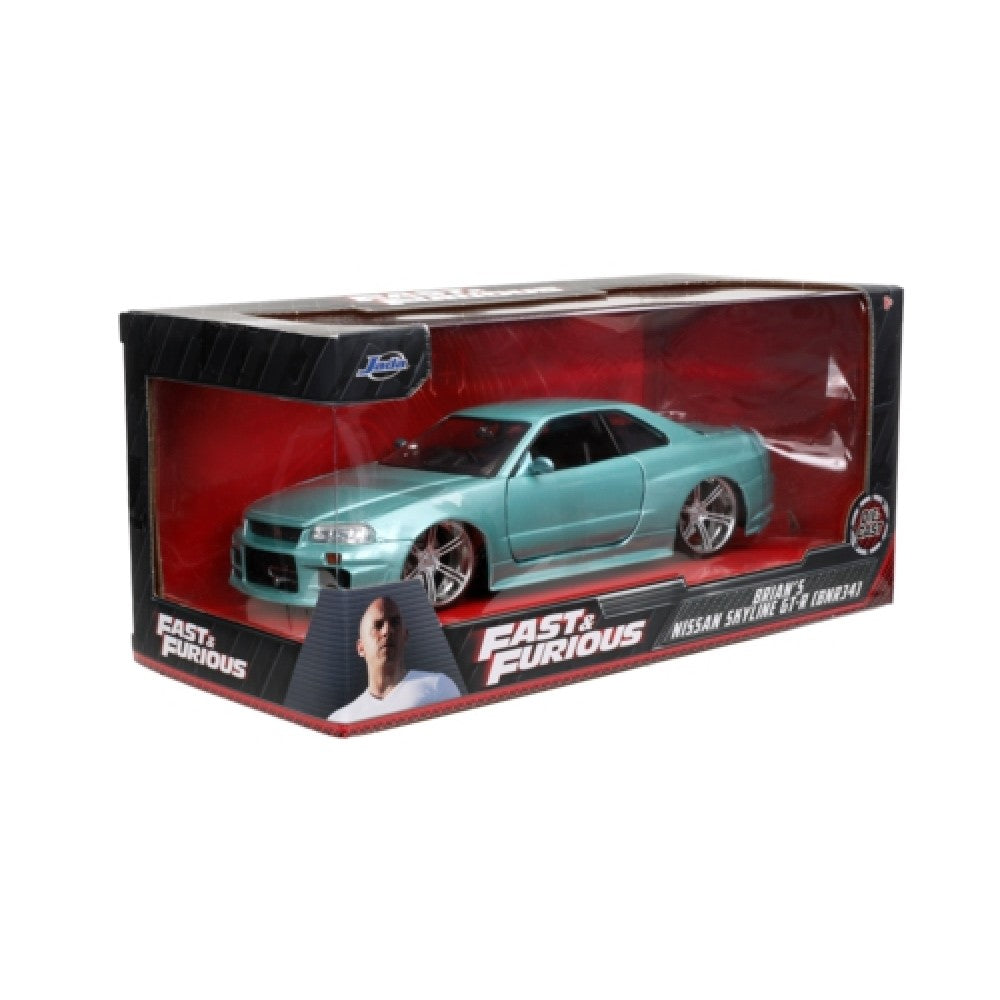 Available To Order – JAD32608 - 1:24 Brians Nissan Skyline GT-R Fast And Furious Each Model (JAD32608)
