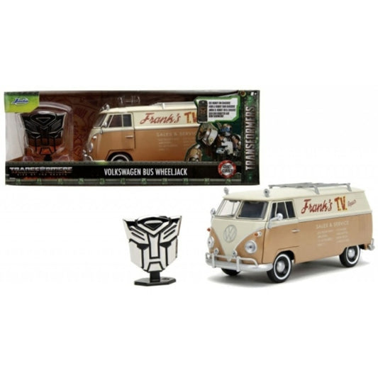 Available to Order – Transformers Rise of the Beasts Wheeljack 1962 VW Bus with Badge 1:24 Jada (JAD34264)
