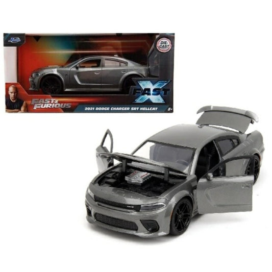 Available to Order – Fast X 2021 Dodge Chargersrt Hellcat 1:24 Jada (JAD34472)