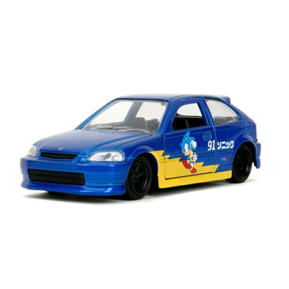 Available to Order – 1997 Honda Civic Type-r Sonic the Hedgehog 1:32 Jada Model (JAD35482)