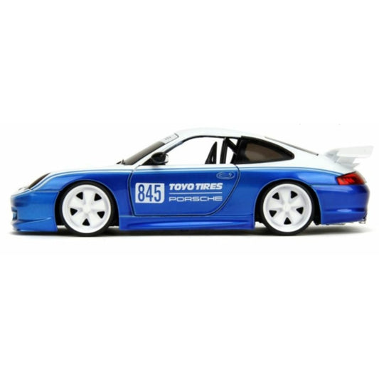 Available to Order – Hyperspec Porsche 911 GT3 RS (996.2) Blue 2006 1:24 Model (jad35492) 1:24 Jada Model (JAD35492)