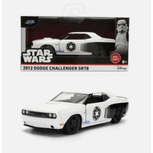Available to Order – Hollywood Rides - Star Wars 2012 Dodge Challenger (storm Trooper Theme) 1:32 Jada Model (JAD36915)