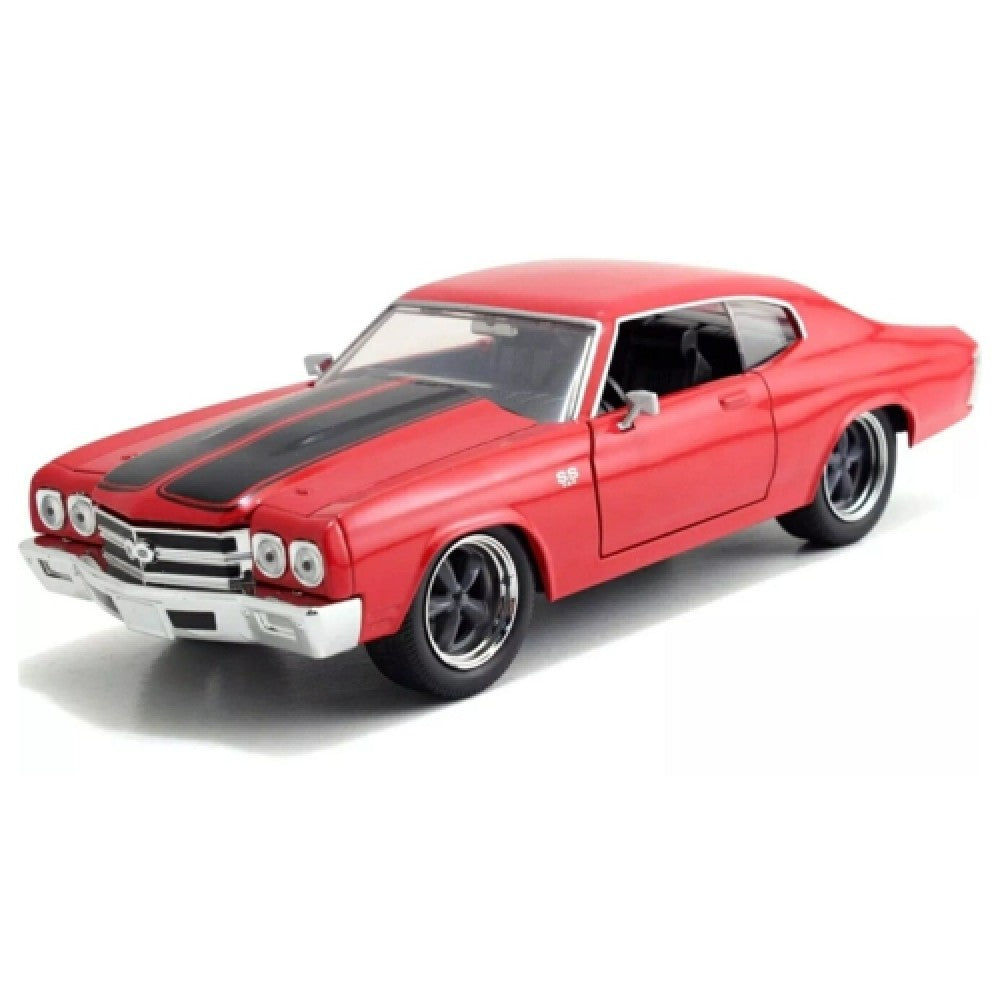 Available to Order – 1970 Chevrolet Chevelle Fast and Furious Red with Stripes 1:24 Jada Model (JAD97193)