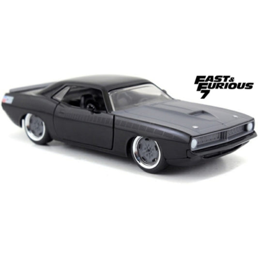 Available To Order – 1970 Plymouth Barracuda Fast and Furious Black 1:32 Jada Model (JAD97206)