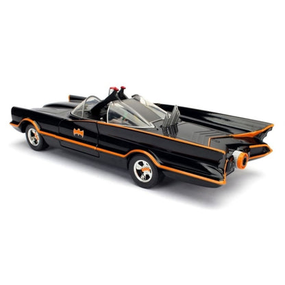 Available to Order – Batman 1966 Classic Tv Series Batmobile with Batman Figure Dc Comics 1:24 Jada Model (JAD98259)