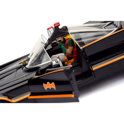 Available to Order – Batman 1966 Classic Tv Series Batmobile with Batman Figure Dc Comics 1:24 Jada Model (JAD98259)