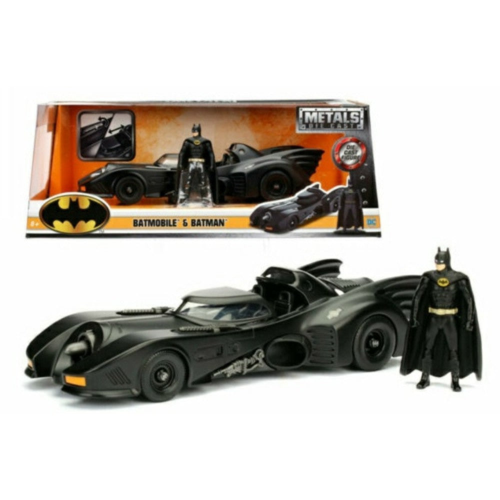 Available to Order – Batman 1989 Batmobile with Batman Figure 1:24 Jada Model (JAD98260)
