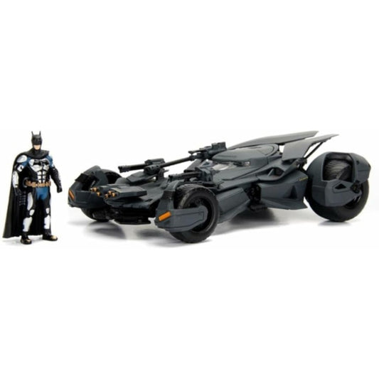 Available To Order – 2017 Justice League Batmobile with Batman Figure 1:24 Jada Model (JAD99232)