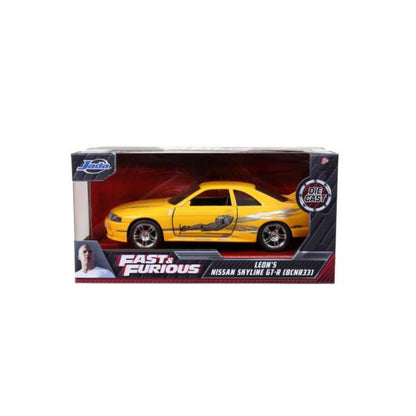 Available to Order – Leons Nissan Skyline GT-R R33 Fast and Furious 1:32 Jada Model (JAD99515)