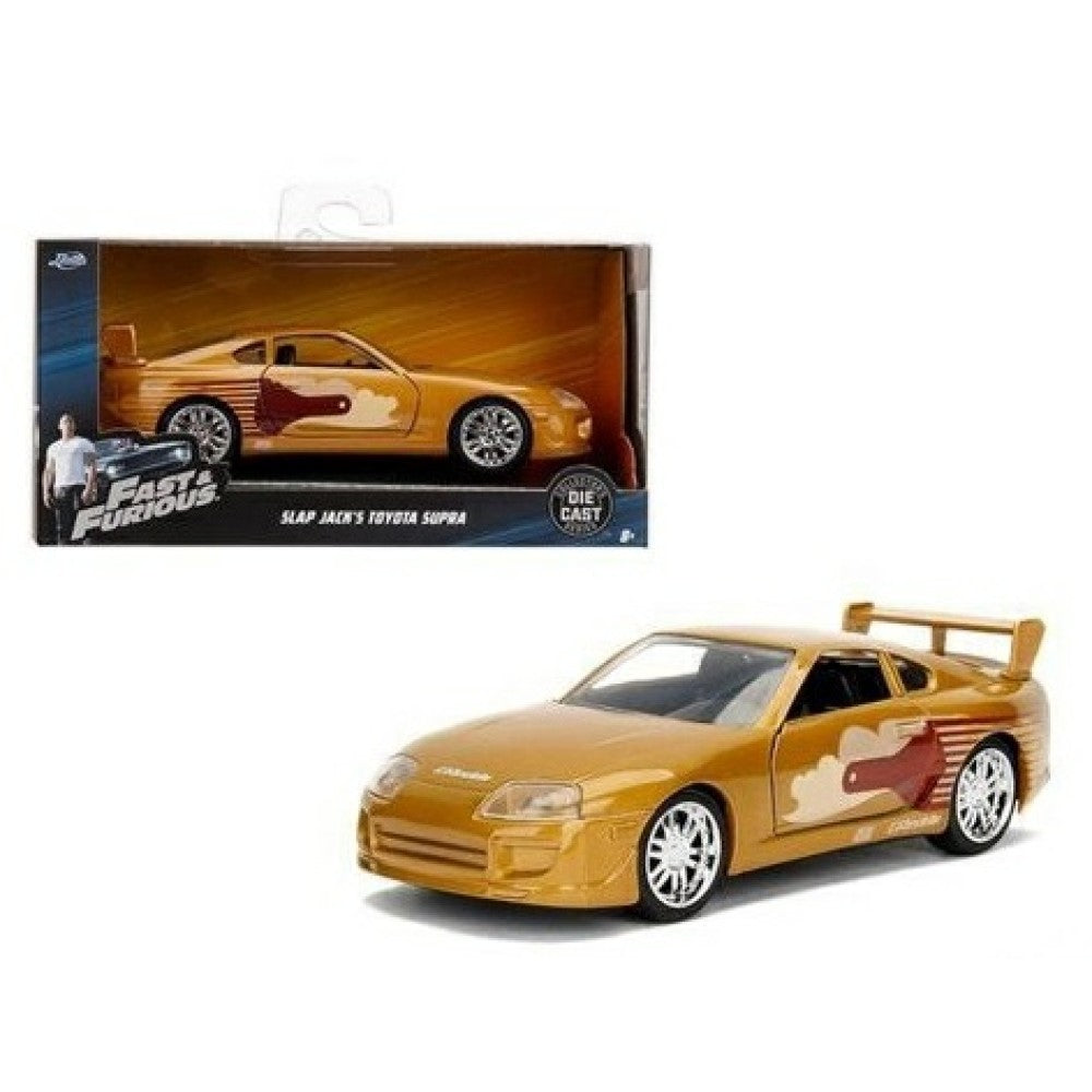 Available to Order – Toyota Supra Slap Jack Gold Fast and Furious 1:32 Jada Model (JAD99542)