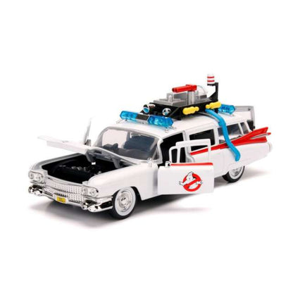 Available To Order – JAD99731 - 1:24 Cadillac Ghostbusters ECTO-1 White / Red JADA Model (JAD99731)