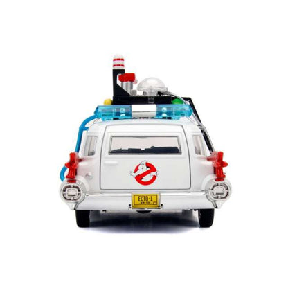 Available To Order – JAD99731 - 1:24 Cadillac Ghostbusters ECTO-1 White / Red JADA Model (JAD99731)
