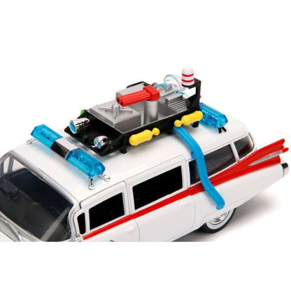 Available To Order – JAD99731 - 1:24 Cadillac Ghostbusters ECTO-1 White / Red JADA Model (JAD99731)