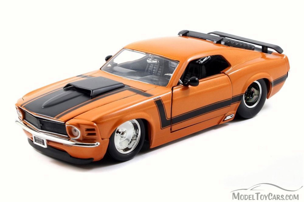 1970 Ford Mustang Boss 429 Center orange 1:24 Jada Model