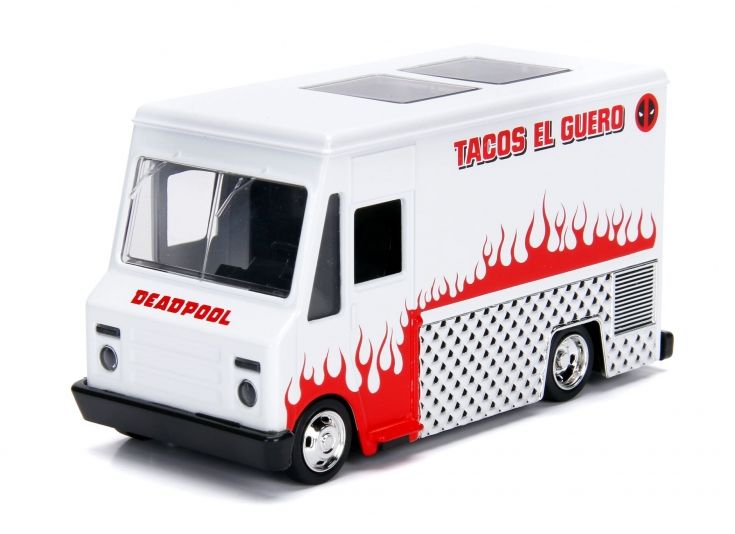 Deadpool Taco Truck White 1:32 Jada Model