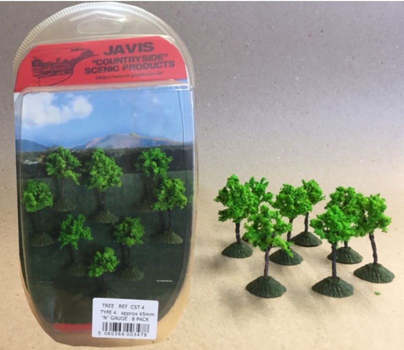 Countryside Trees (8 x 45mm) 1:148 – diecast model