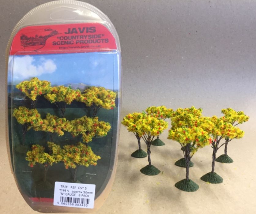 Countryside Trees (8 x 50mm) 1:148 – diecast model