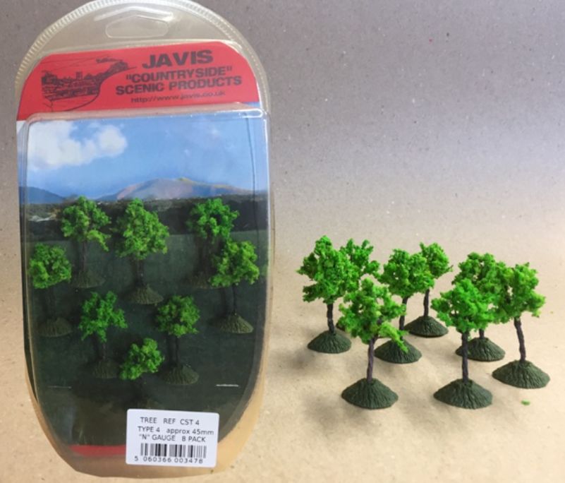 Countryside Trees 'N' (8x45mm) N – diecast model