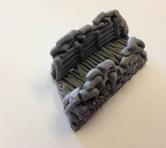 Straight Trench Sections (x10) 15mm 15MM – diecast model
