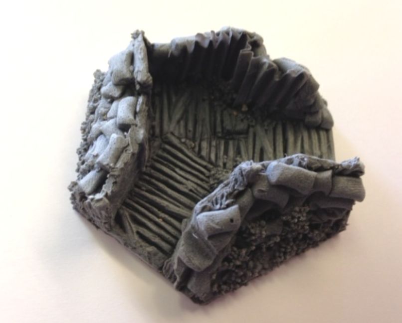 Corner Trench (x6) 15mm 15MM – diecast model