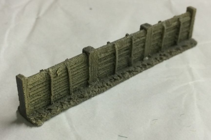 Light Brown Fencing (x8) 15mm 15MM – diecast model