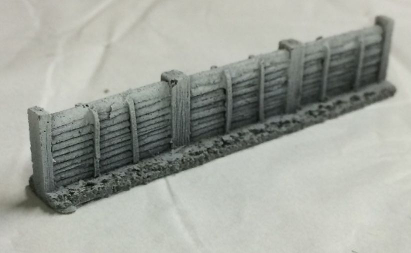 Concrete Fencing (x8) 15mm 15MM – diecast model
