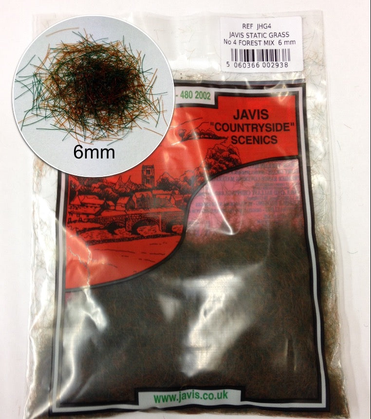 Hairy Grass Forest - 6mm (6pc) 6MM – diecast model
