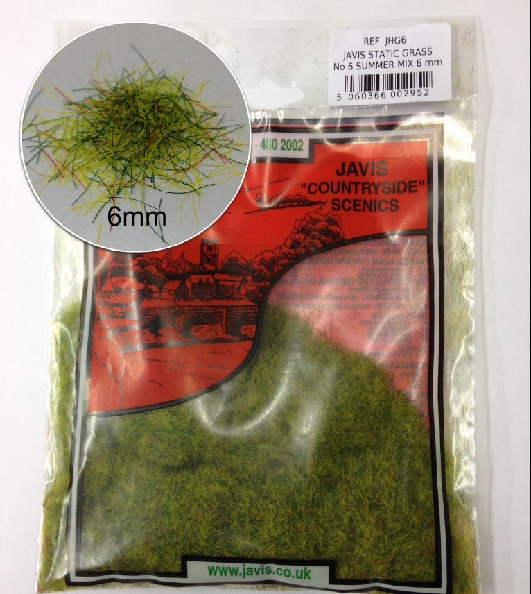 Hairy Grass Summer - 6mm (1pc) 6MM – diecast model