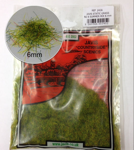 Hairy Grass Summer - 6mm (1pc) 6MM – diecast model