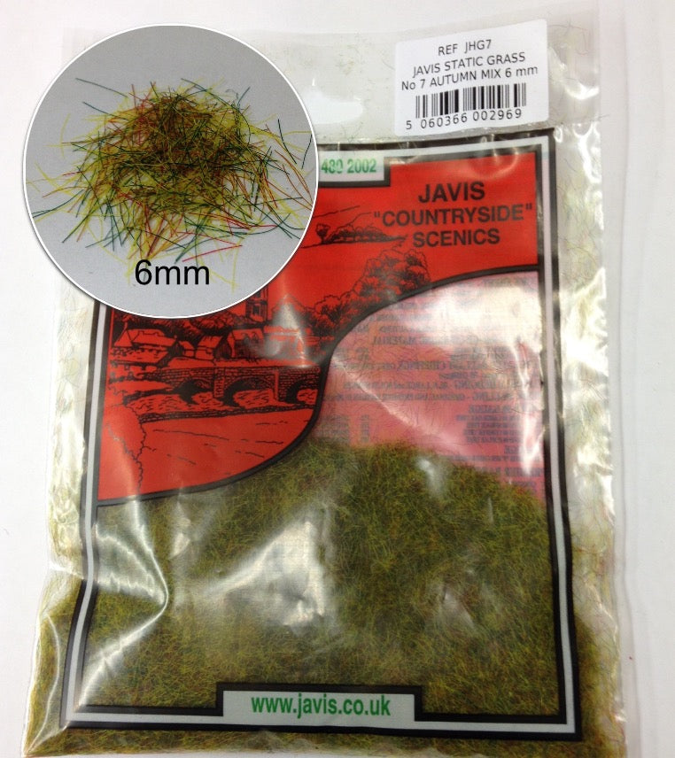 Hairy Grass Autumn - 6mm (1pc) 6MM – diecast model