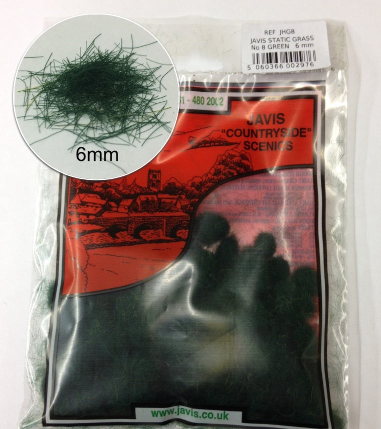 Hairy Grass Green - 6mm (1pc) 6MM – diecast model