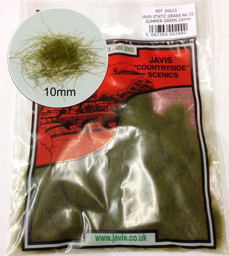 Hairy Grass Summer Green 10mm (6pc) 10MM – diecast model