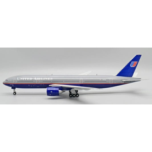 Available to Order – United Airlines Boeing 777-200 First Commercial Flight of 777 Reg: N777ua with Stand 1:200 Jc Wings Model (JC20155)