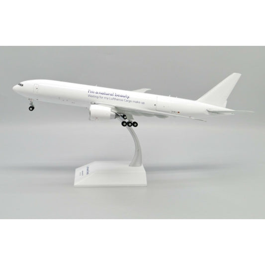 Available to Order – Lufthansa Cargo Boeing 777-200LRF Natural Beauty Reg: D-ALFJ with Stand 1:200 Jc Wings Model (JC20193)