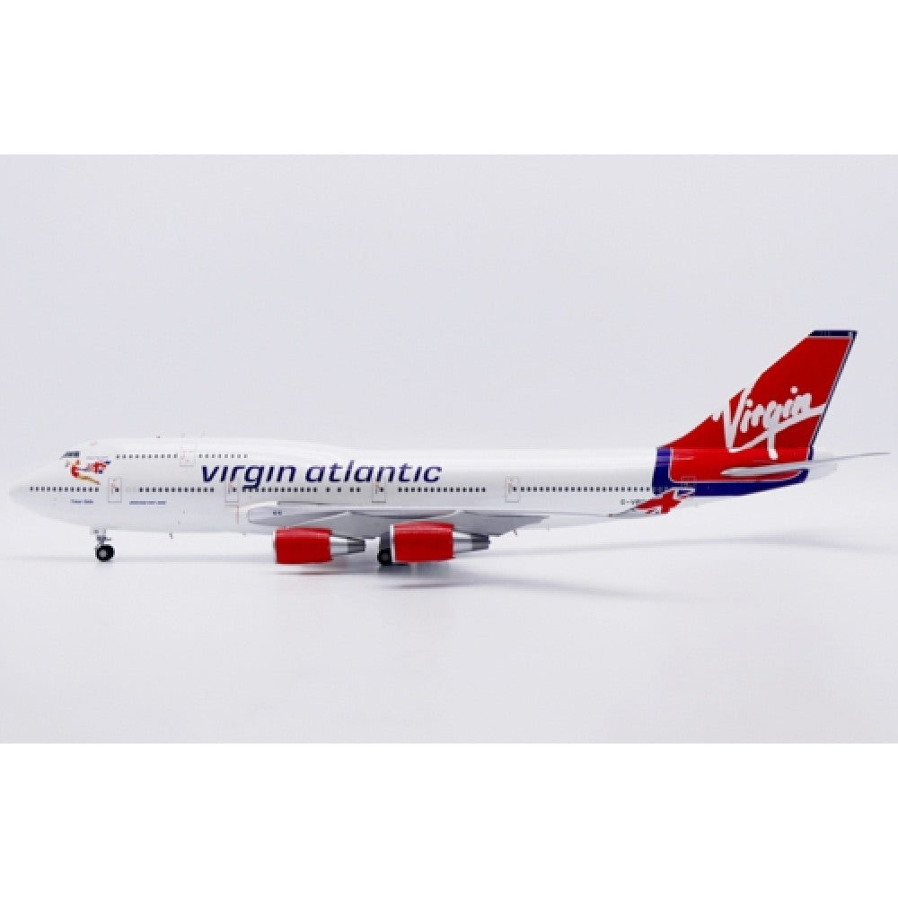 Available to Order – Virgin Atlantic Boeing 747-400 Tinker Belle Reg: G-VBIG with Stand 1:200 Jc Wings Model (JC20459)